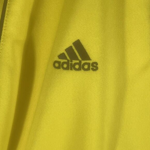 Adidas Michigan Wolverines Track Jacket Mens Size‎ L Full Zip Yellow Blue - Picture 2 of 9